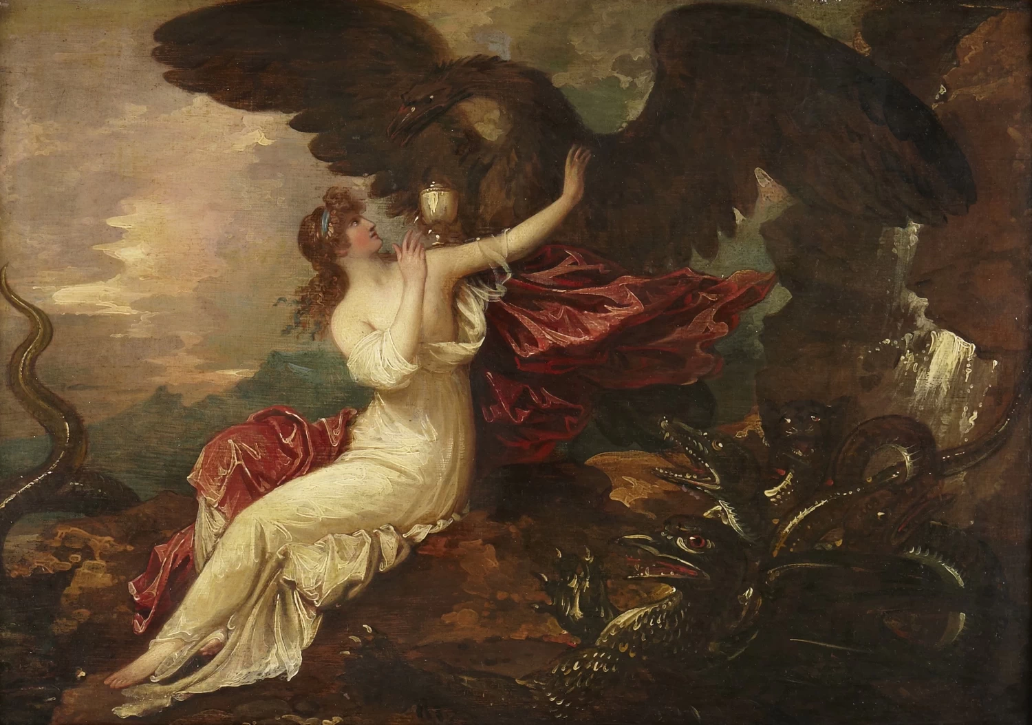 Aquila che porta la coppa a Psiche - Princeton University Art Museum